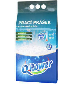 Q-Power prášok na pranie Color 65 PD